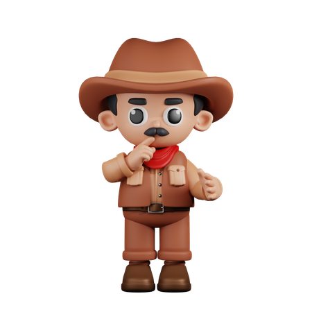 Quiet Cowboy  3D Icon