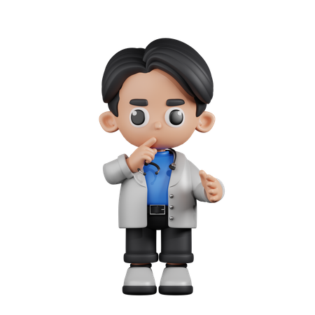 Quiet Doctor  3D Icon