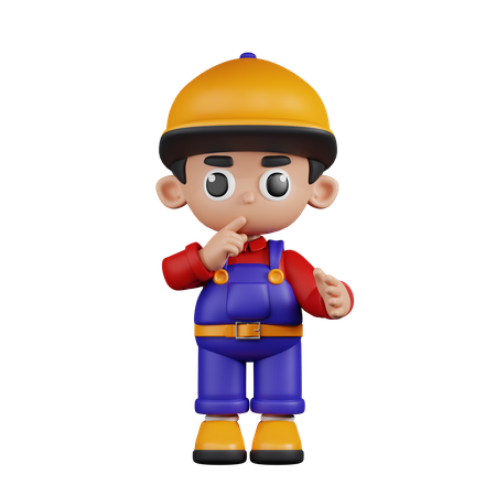 Quiet Mechanic  3D Icon