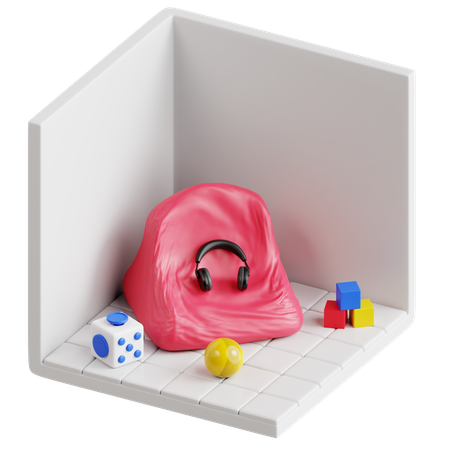 静かなゾーン  3D Icon