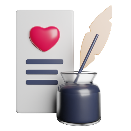 Quill  3D Icon