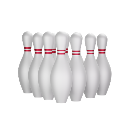 Quille de bowling  3D Icon