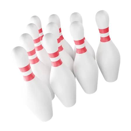 Quille de bowling  3D Icon