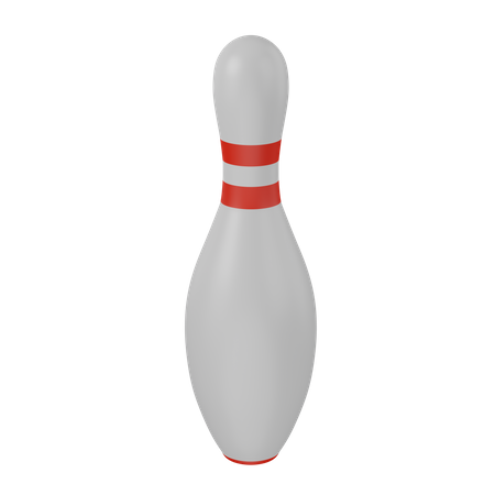 Quilles de bowling seules  3D Icon