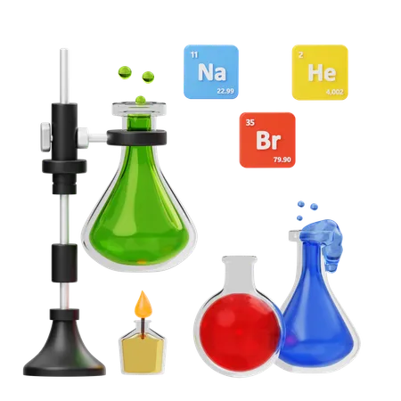 Química  3D Icon