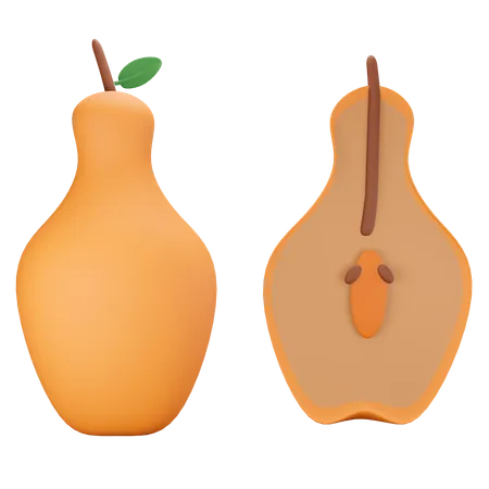 Quince  3D Illustration