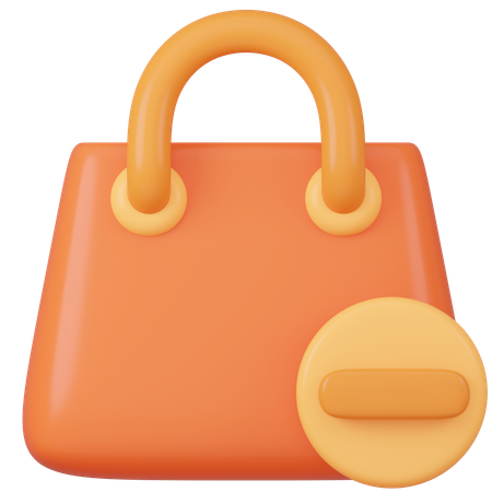 Quitar la bolsa  3D Icon