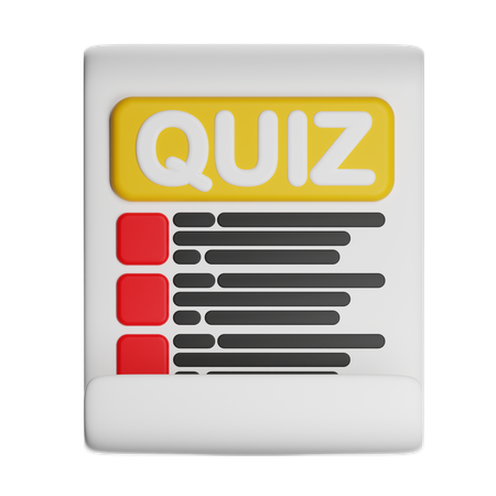 Questionnaire  3D Icon