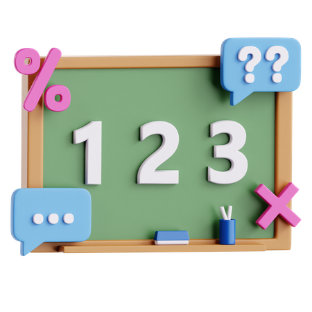 Quiz mathématique  3D Icon
