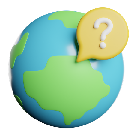 Questionário mundial  3D Icon