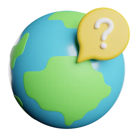 Questionário mundial  3D Icon