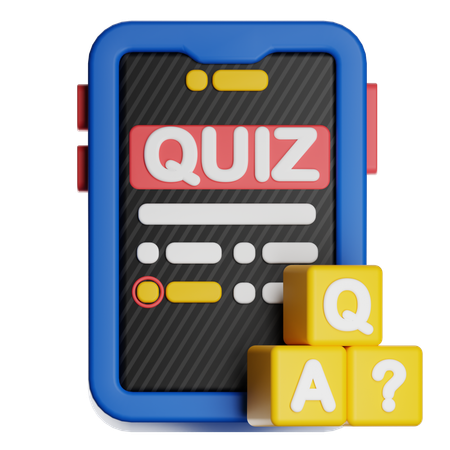 Quiz Time  3D Icon