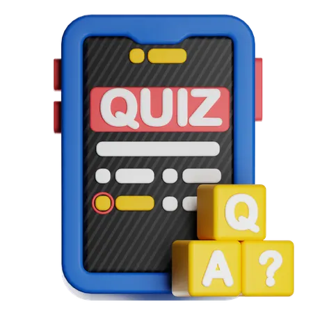Quiz Time  3D Icon