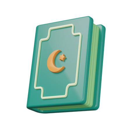 Quran 3D Icon  3D Icon