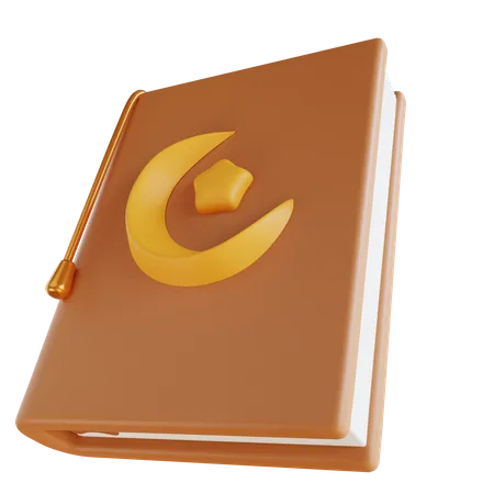 3 D Illustration Read The Mushaf Of The Quran 2 3D Icon