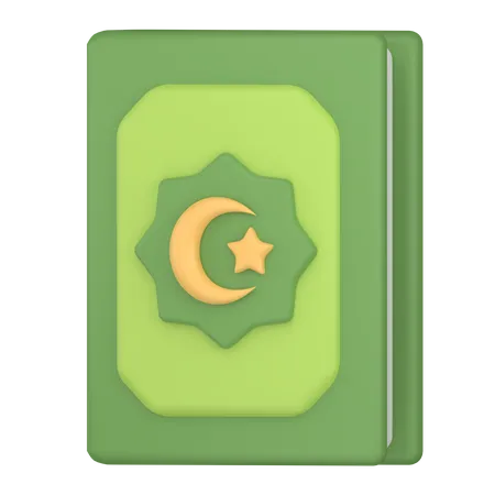 The Islamic Bible 3D Icon