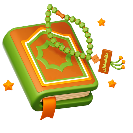 Quran and Tasbih  3D Icon