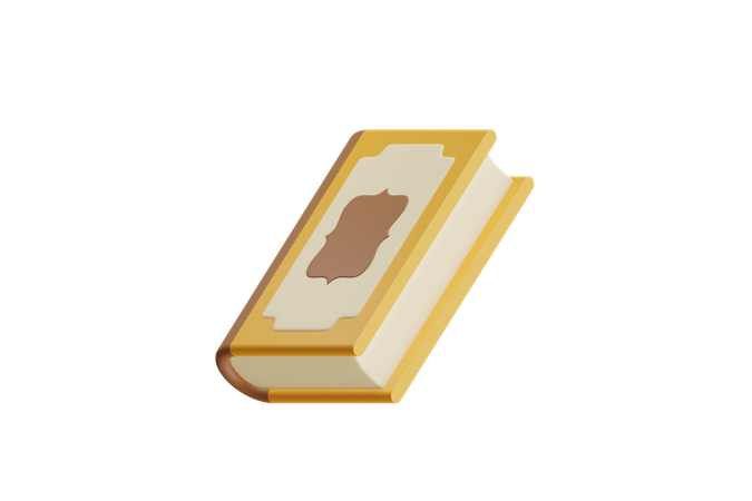 コーランの本  3D Icon