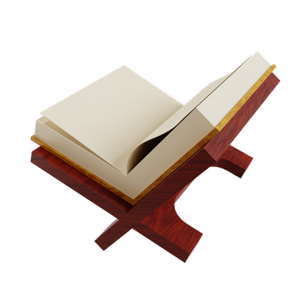 Quran Book  3D Illustration