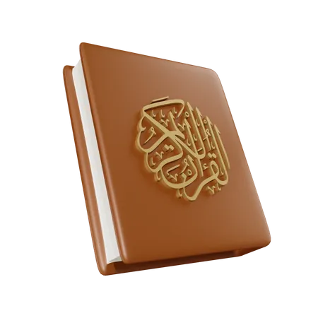 Quran Book  3D Illustration