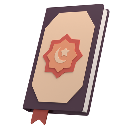 Quran Book  3D Illustration