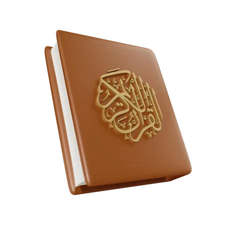 Quran Book 3D Illustration