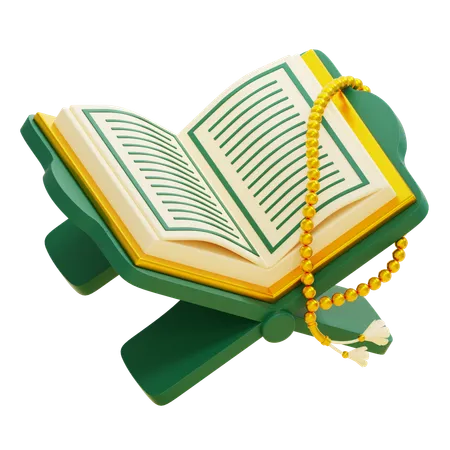 Quran book open  3D Icon