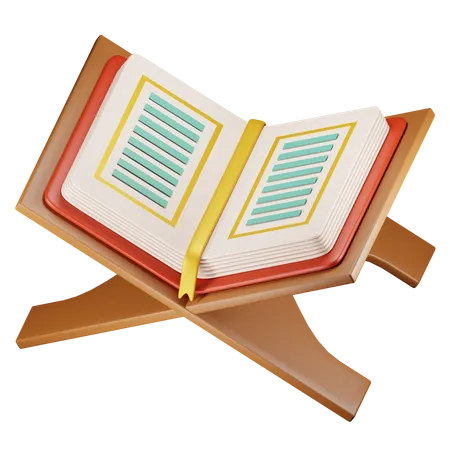 Quran Book Reading  3D Icon
