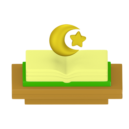 Quran muslim  3D Icon