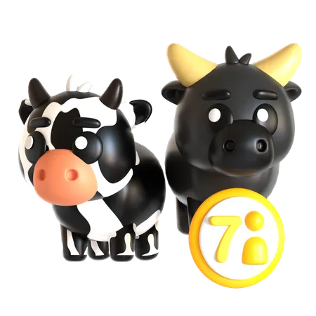 Qurban para siete personas  3D Icon