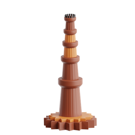 Qutub Minar  3D Icon