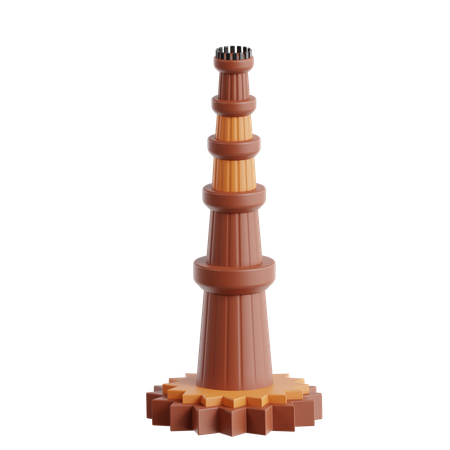 Qutub Minar  3D Icon