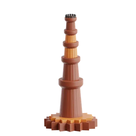 Qutub Minar  3D Icon