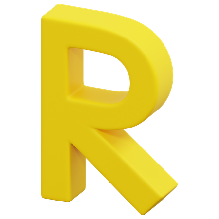 R  3D Icon