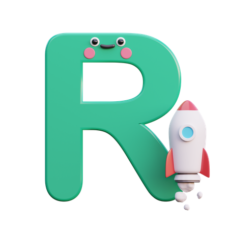 R  3D Icon