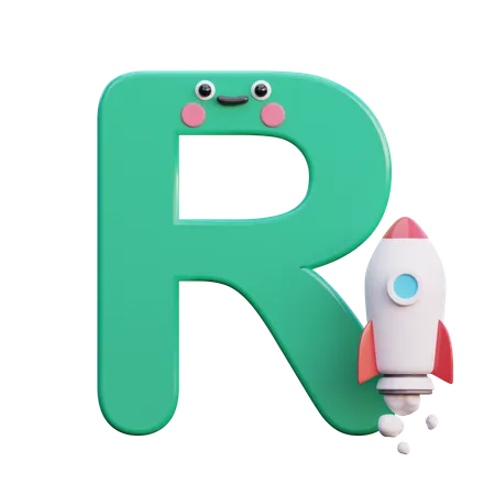 R  3D Icon