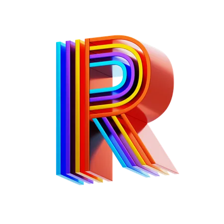 R  3D Icon