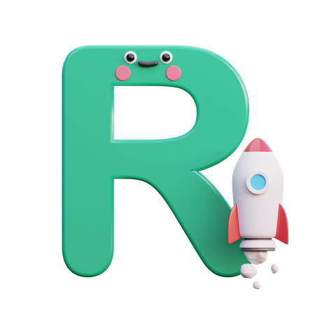 R  3D Icon
