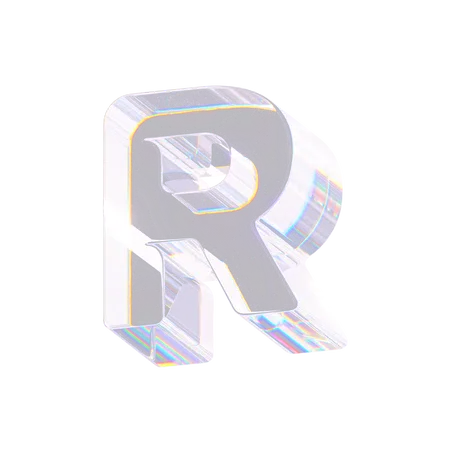 R  3D Icon