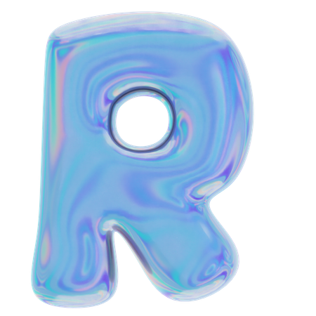 R 抽象的な形  3D Icon