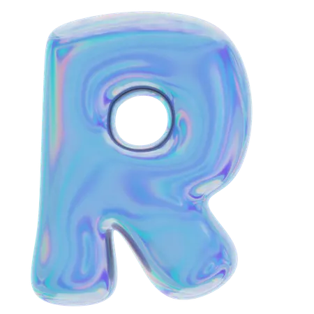 R 抽象的な形  3D Icon