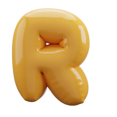 R-Alphabet  3D Icon