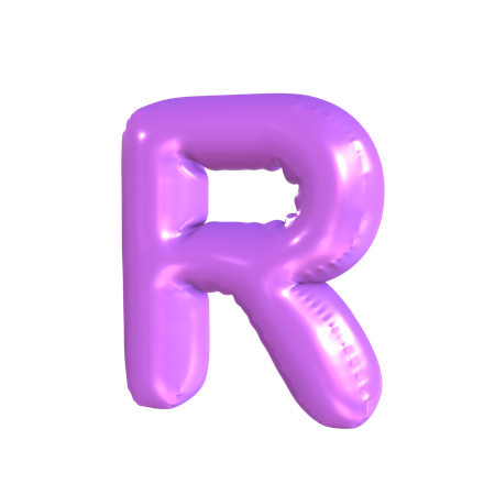 R Latter  3D Icon