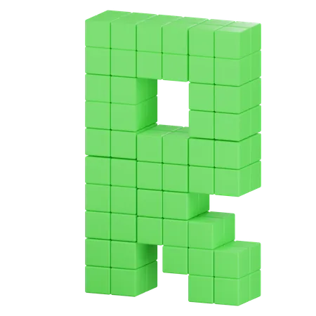 R Latter  3D Icon