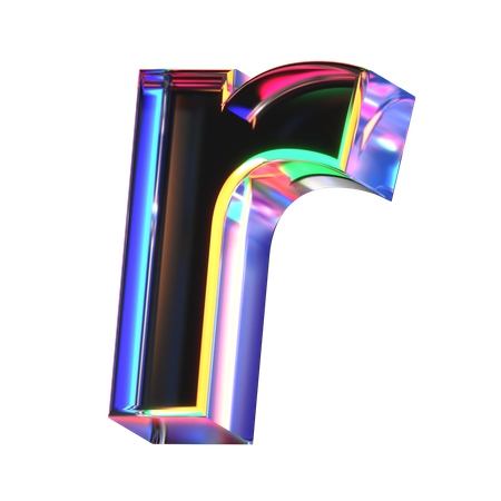 Lettre r  3D Icon