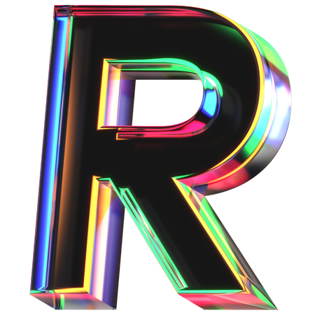 Lettre r  3D Icon