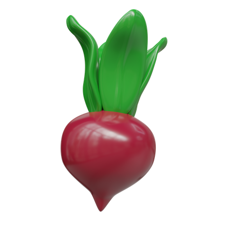 Rabanete  3D Icon