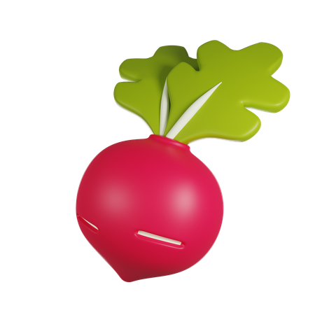 Rabanete  3D Icon