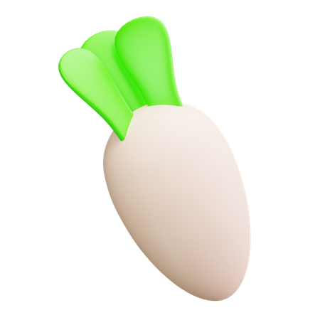 Rabanete  3D Icon