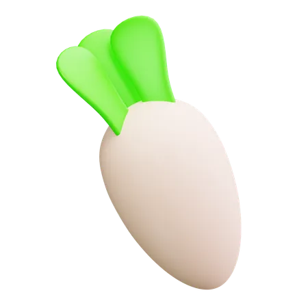 Rabanete  3D Icon